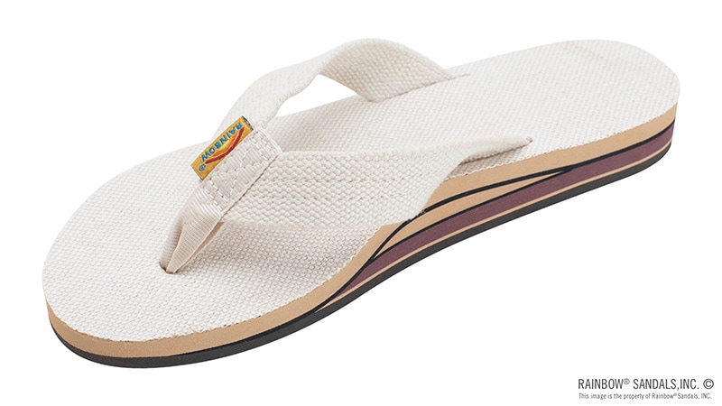 DOUBLE LAYER - HEMP | RAINBOW SANDALS