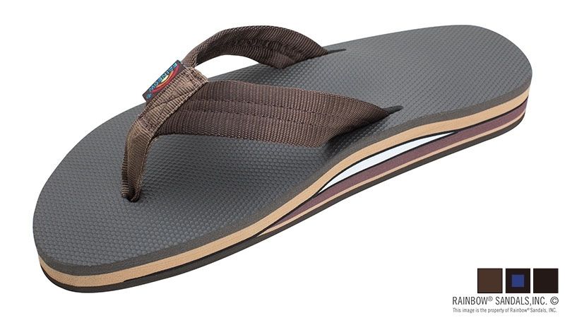 Classic Rubber - Double Layer Nylon Strap | RAINBOW SANDALS