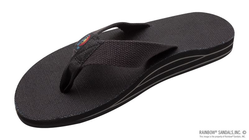 RAINBOW ブラック サンダル Amazon | Rainbow Sandals レディース ヘンプ-ラスタファリアン