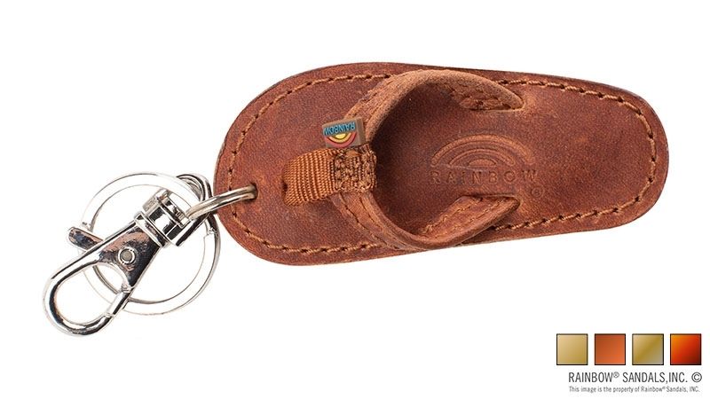LUXURY LEATHER SANDAL KEY CHAIN