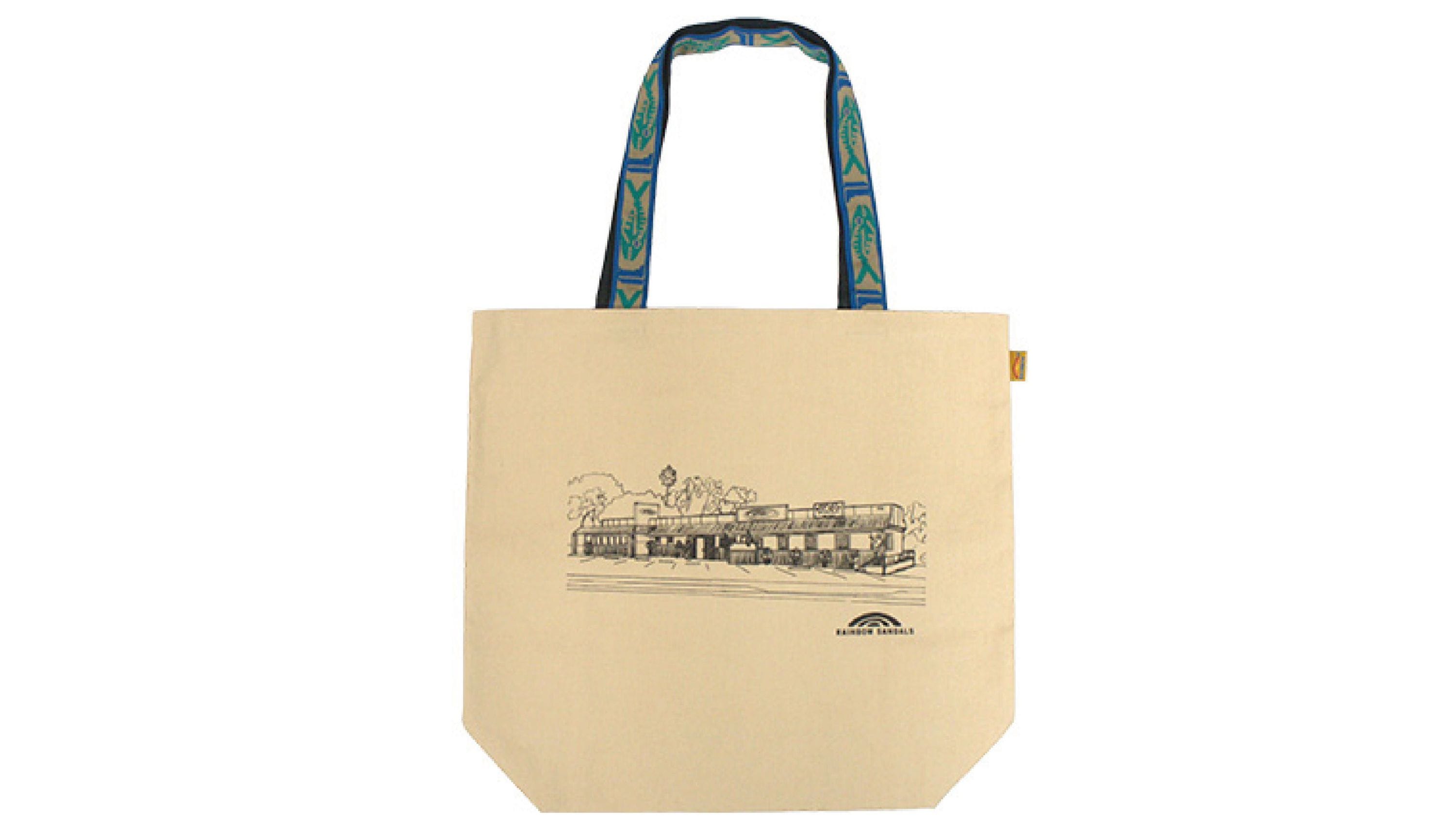 Cotton Hanpu Market Tote（fish tape）