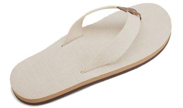SINGLE LAYER - HEMP | RAINBOW SANDALS