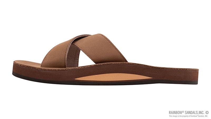 THE XSLIDE - SINGLE LAYER CROSS STRAP FLAT STITCH