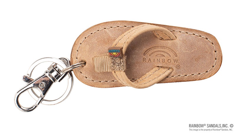 LUXURY LEATHER SANDAL KEY CHAIN