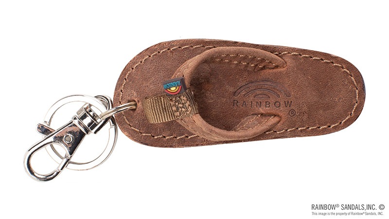 LUXURY LEATHER SANDAL KEY CHAIN