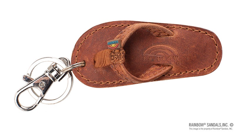 LUXURY LEATHER SANDAL KEY CHAIN