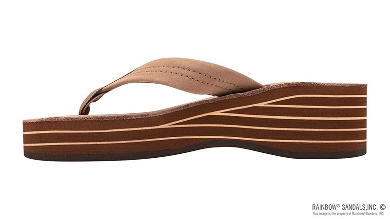 SIX LAYER WEDGE - LEATHER