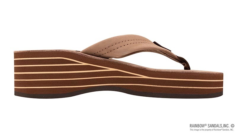 SIX LAYER WEDGE - LEATHER