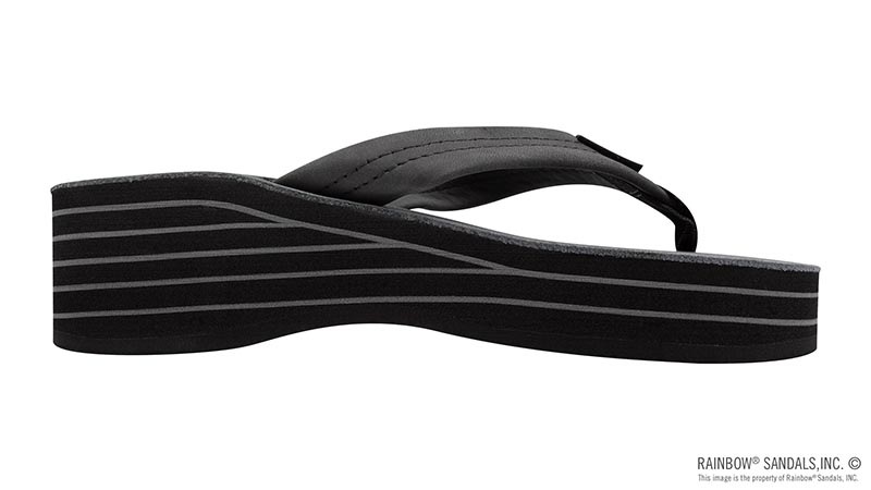 SIX LAYER WEDGE - LEATHER