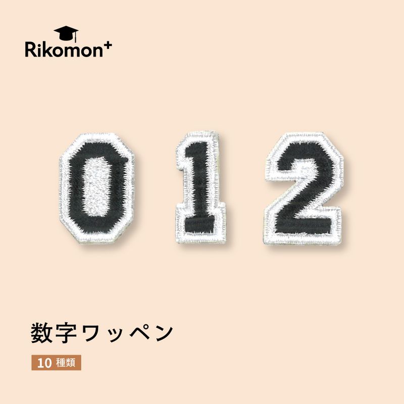 数字｜ワッペン