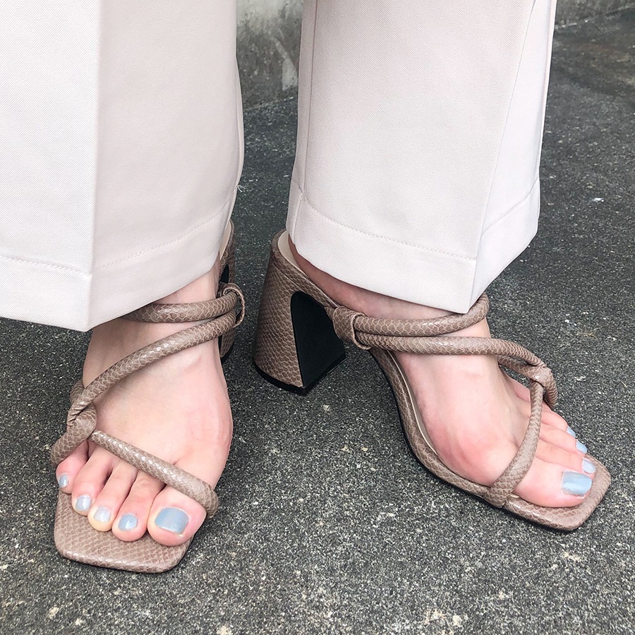 snidel ダブルストラップミュール スナイデル snidel ダブルストラップミュール