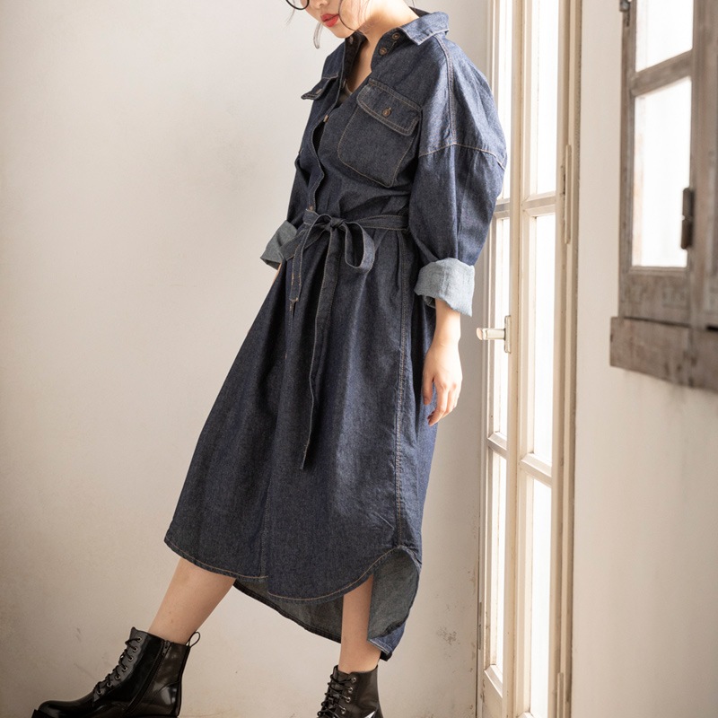 ファッション通販サイト｜Rim.z - リムズ デニムシャツワンピースの