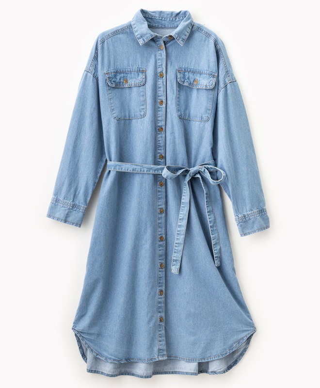   デニムシャツワンピース 34inch ファッション通販サイト｜Rim.z - リムズ デニムシャツワンピースの