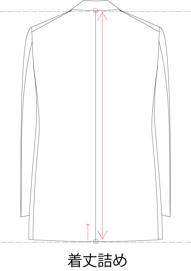 JACKET着丈ツメ