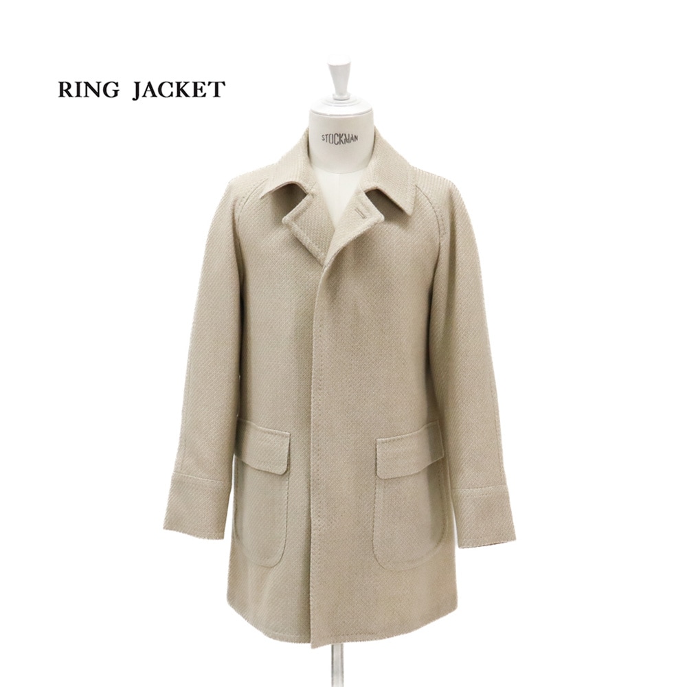 RING JACKET カシミヤ・ナイロン・ポリウレタン ドライビングコート【ベージュ/無地】 RJCO-21　LORO PIANA / CASHMERE AWARD MOVE