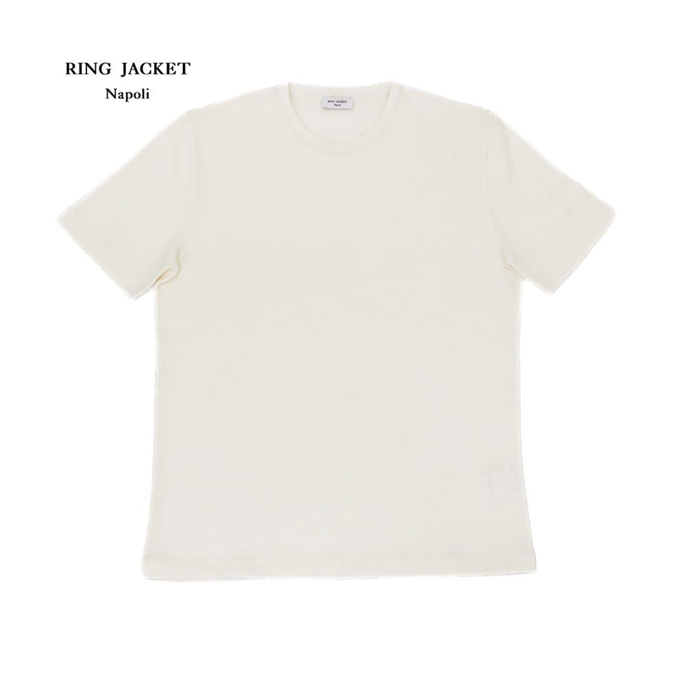 クルーネック半袖Tシャツ【ホワイト/無地】