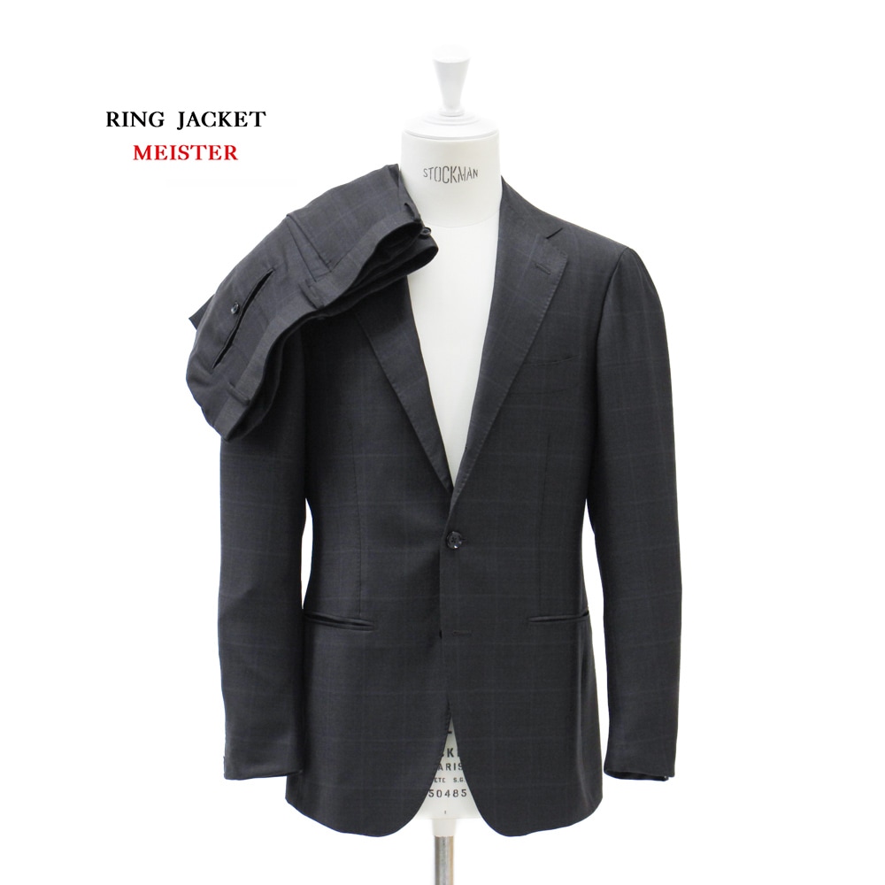 RING JACKET マイスター　グレー チェック スーツ RING JACKET-25SS STYLE KEYWORDS | RING JACKET（リング