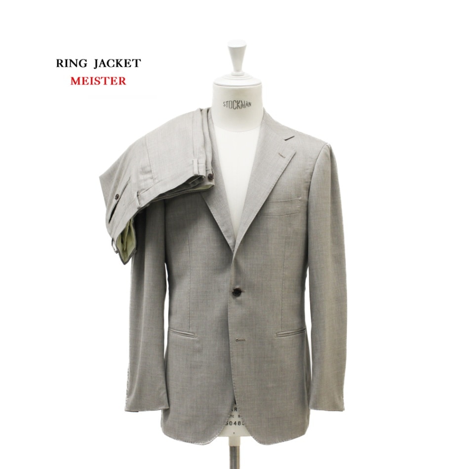 Model NO-253/S-172 ストレッチカシミヤ グレージュ スーツ スーツ / Suit