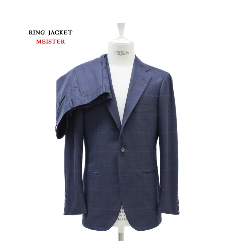 Model NO-253/ S-172 ストレッチカシミヤ ネイビースーツ スーツ