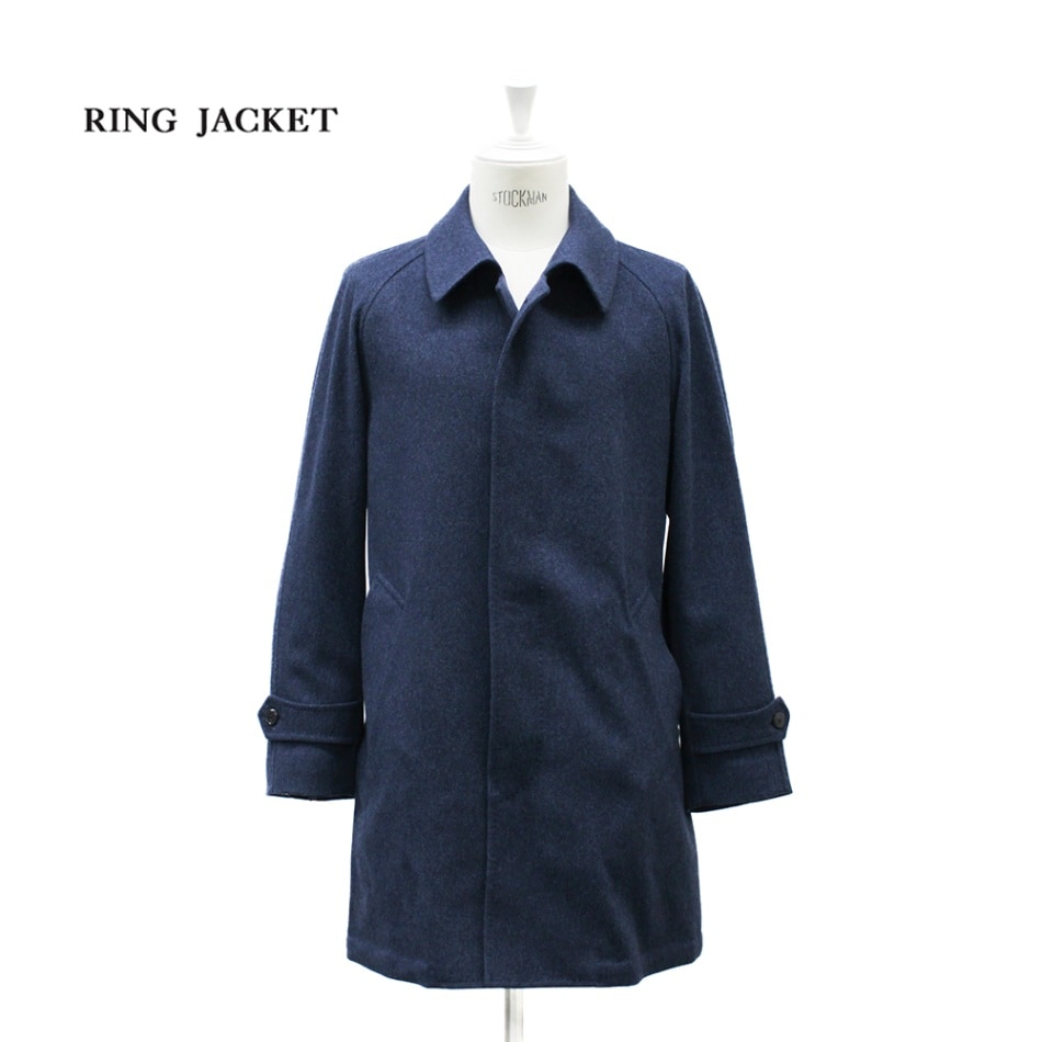 カシミヤ ホースライディングコート ネイビー Model RJCO-20