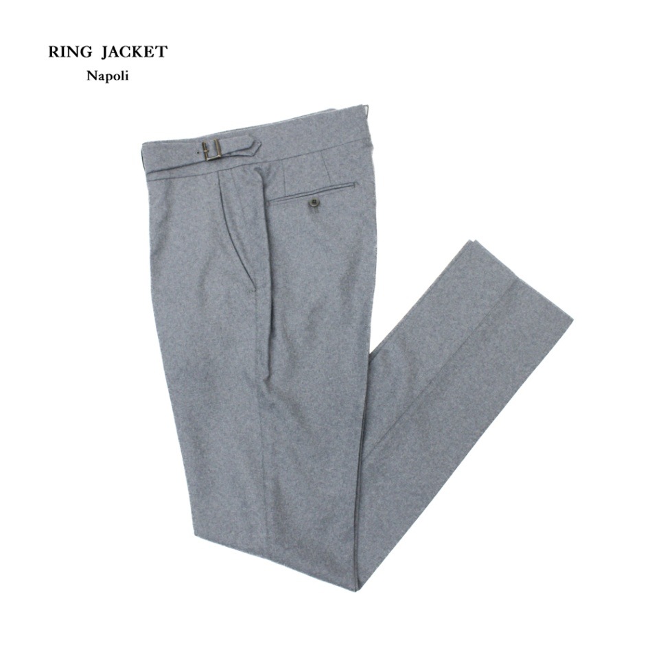 グルカトラウザース ライトグレー | リングヂャケット ナポリ / RING