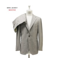 リングジャケット　グレー ストライプ ビジネススーツ　48 RING JACKET MEISTER ONLINE STORE | リングヂャケット