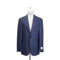 RING JACKET コットンリネン　ベルテッドトラウザーズ　ネイビー　48 RING JACKET コットンリネン ベルテッドトラウザーズ ネイビー
