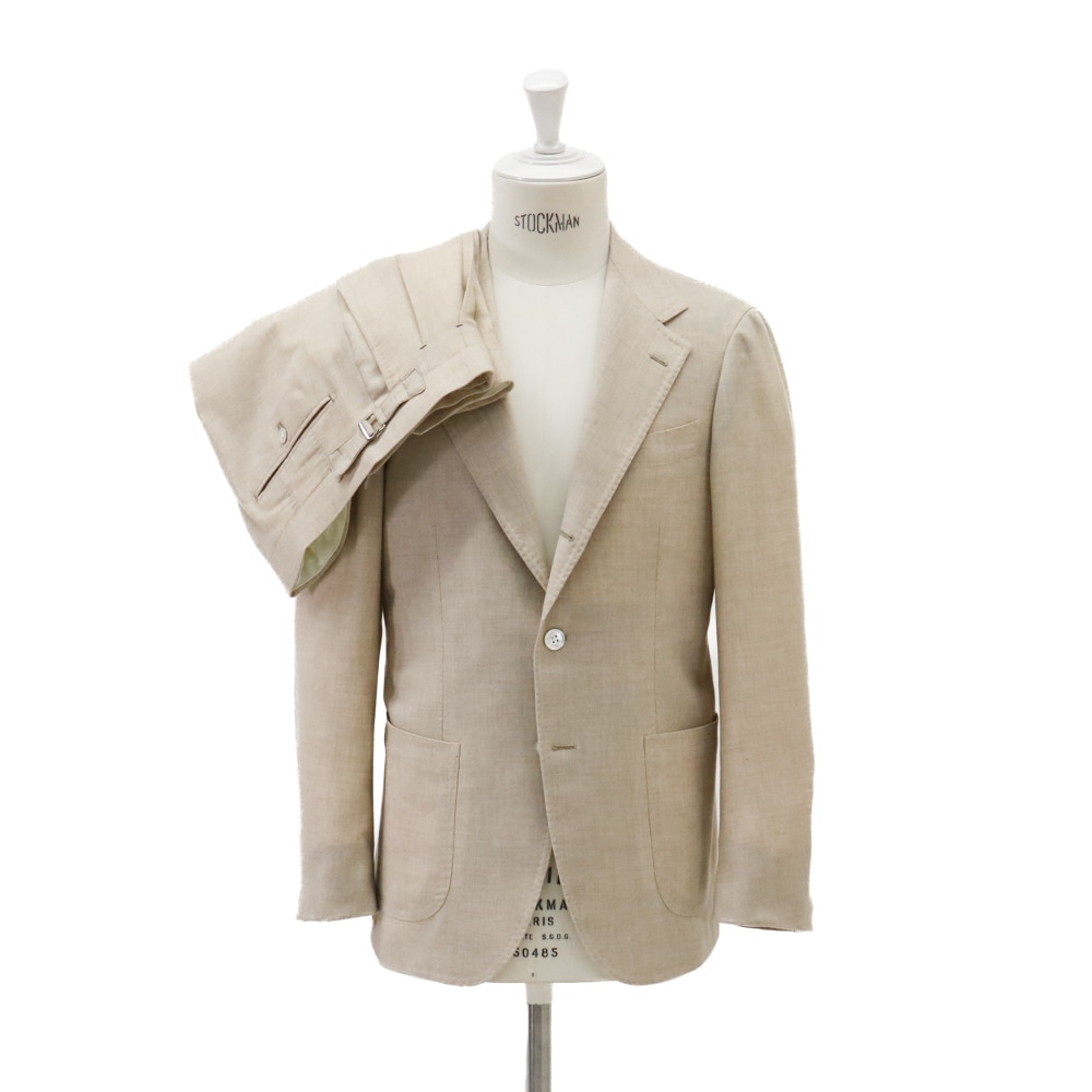 RING JACKET ベージュ セットアップ　スーツ　春夏 RING JACKET ベージュ セットアップスーツ春夏