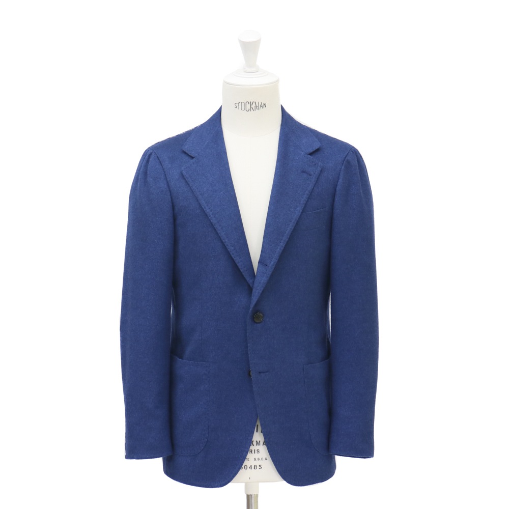 Model NO-286 ジャケット CASHMERE×SILK【ネイビー/無地