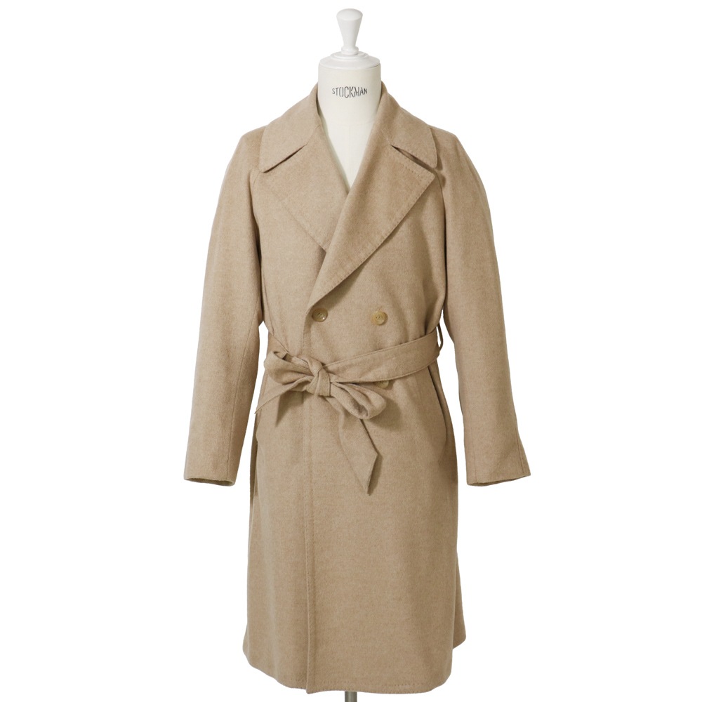 HERMES ラグジュアリーな カシミヤ ラップ コート