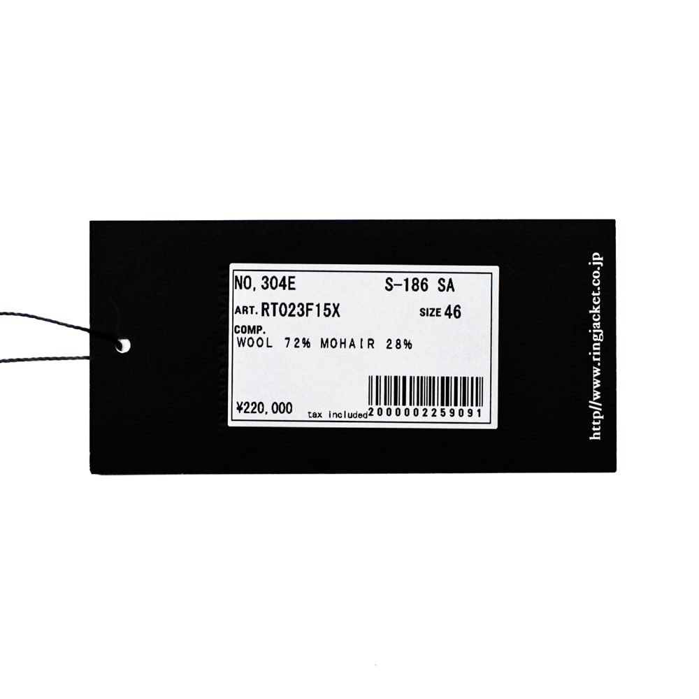 RING JACKET 6B���֥�1�ץ꡼�� �����ġڥͥ��ӡ���Model NO-304 S-186