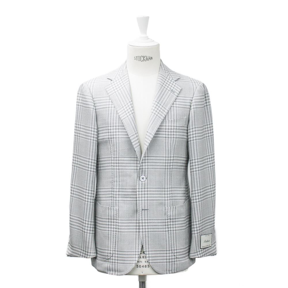 2月1日～ PRICE DOWN】バルーン グレンチェック ライトグレー