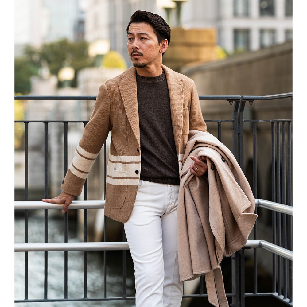 RING JACKET ベージュ テーラードジャケット【サイズ46】 ♂新品 