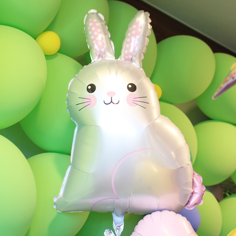 しろふわ♡うさぎさん＋ハートの風船 しろふわ♡うさぎさん＋ハートの風船