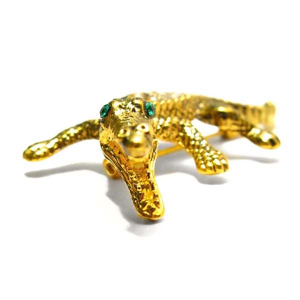 ��USA�� Crocodile Brooch - ������������  �֥�����  -