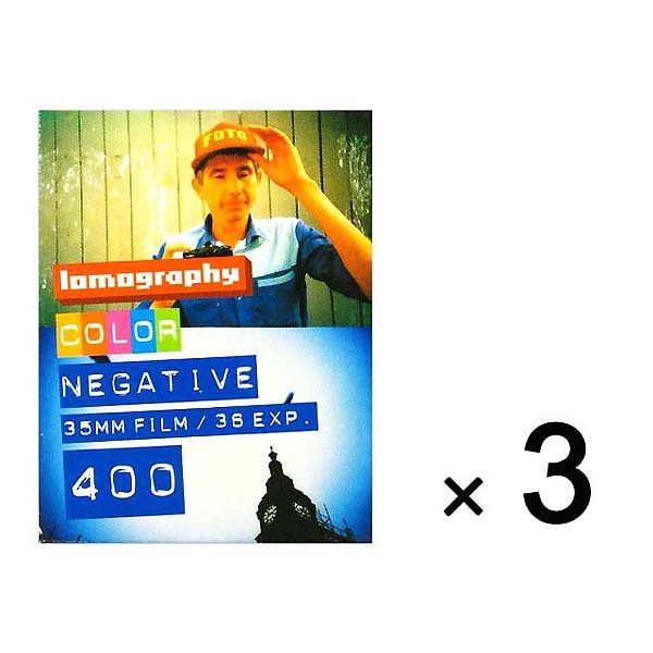 Lomography 【ロモグラフィー】 35mm 400/36 カラーネガフィルム 3巻パック | general,CP,photoaccessary | RINKY DINK Lomography 【ロモグラフィー】 35mm 400/36 カラーネガフィルム 3巻パック | general,CP,photoaccessary | RINKY DINK