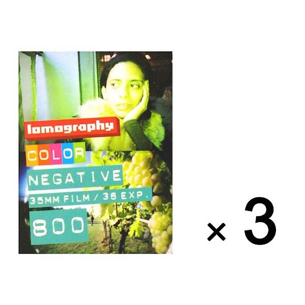 Lomography �ڥ��⥰��ե����� 35mm 800/36 ���顼�ͥ��ե���� �����ѥå�
