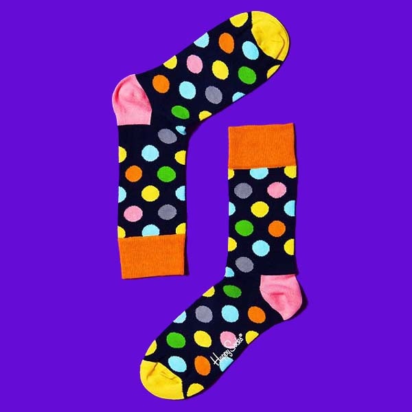 HAPPY SOCKS �ڥϥåԡ����å����� ���&��ǥ��� Big Dot 03