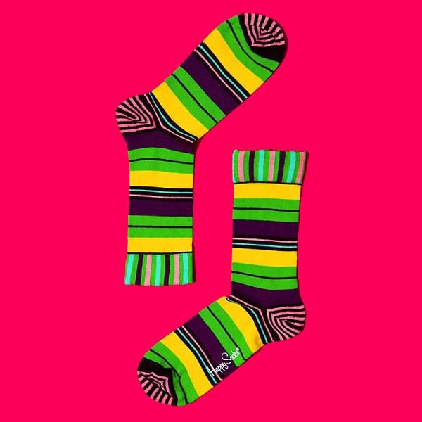 HAPPY SOCKS �ڥϥåԡ����å����� ���&��ǥ��� StripeMany03