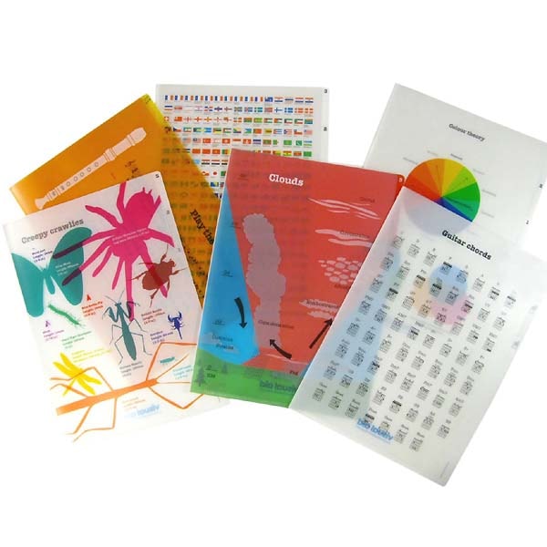 visual aid 【ビジュアルエイド】 3ポケット クリアファイル (A4