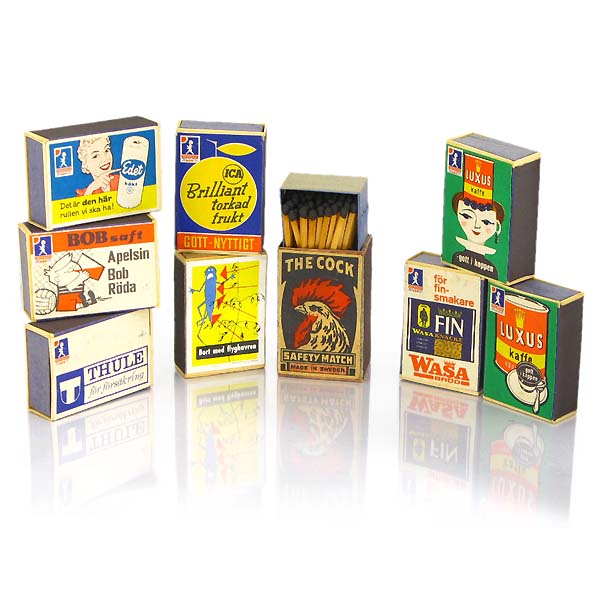 SWEDEN MATCH BOX スウェーデン デッドストック マッチボックス