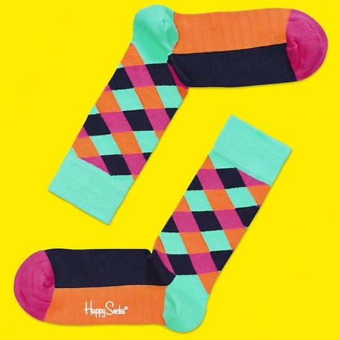 HAPPY SOCKS �ڥϥåԡ����å����� ���&��ǥ��� Square 01
