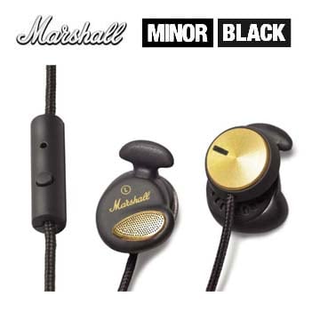 マーシャル　Marshall ヘッドフォン Marshall】マーシャル MINOR ヘッドフォン BLACK | □apparel,GOODS