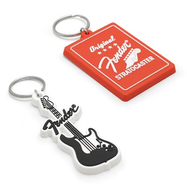 限定Fender Flagship Tokyo Leather Keychain フェンダーより