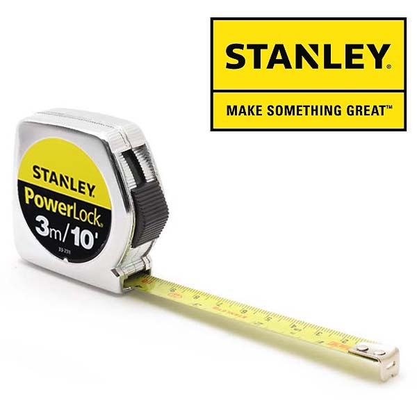 STANLEY 【スタンレー】 Power Lock 巻尺メジャー 3m | □general,Home
