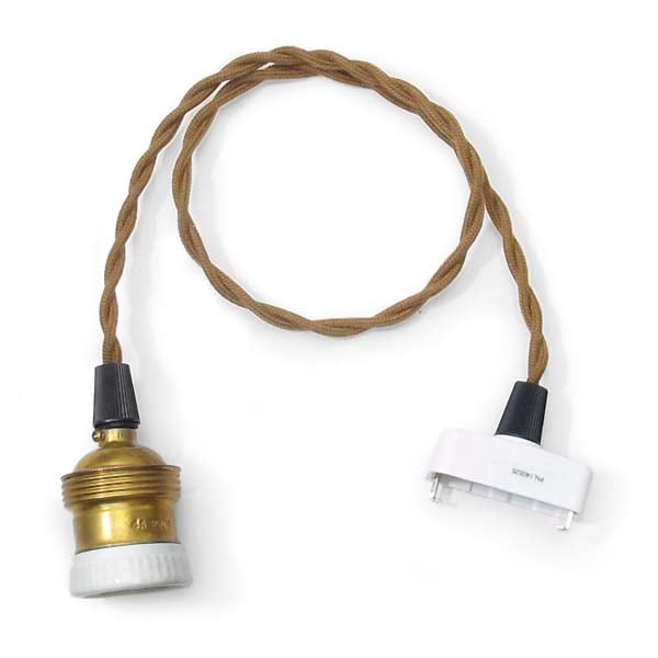 ディテール　ブラウンコード　電球 照明用ブラウンコード (BROWN CODE) 引っ掛けシーリング / E-26電球