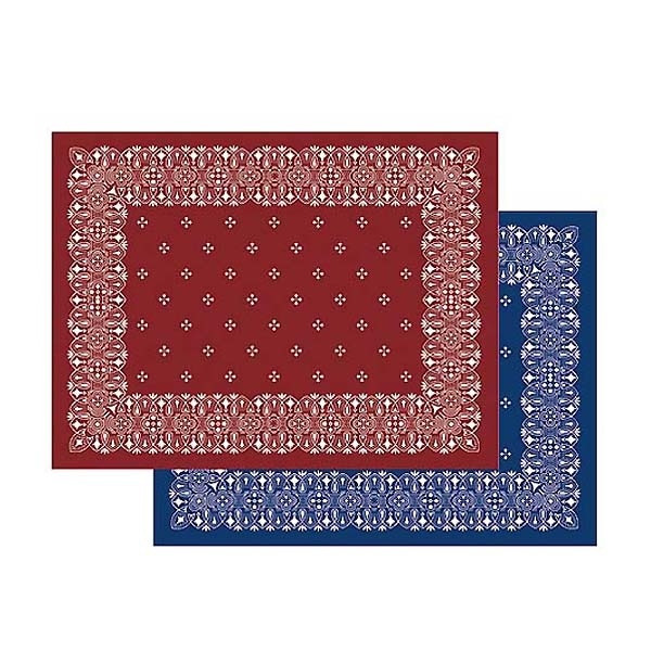 RILY Rag Mat ラグマット　赤 リリー バンダナ ラグマット 1.6m×1.2m サイズML | □interior,Fiber