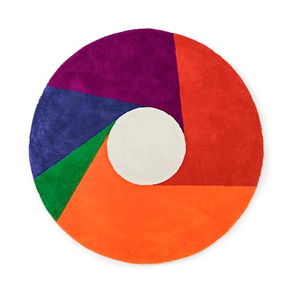 MAX BILL 【マックス ビル】ラグ マット Color Wheel カラー ホイール