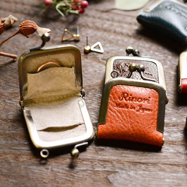 指輪が2個入る がま口指輪ケース