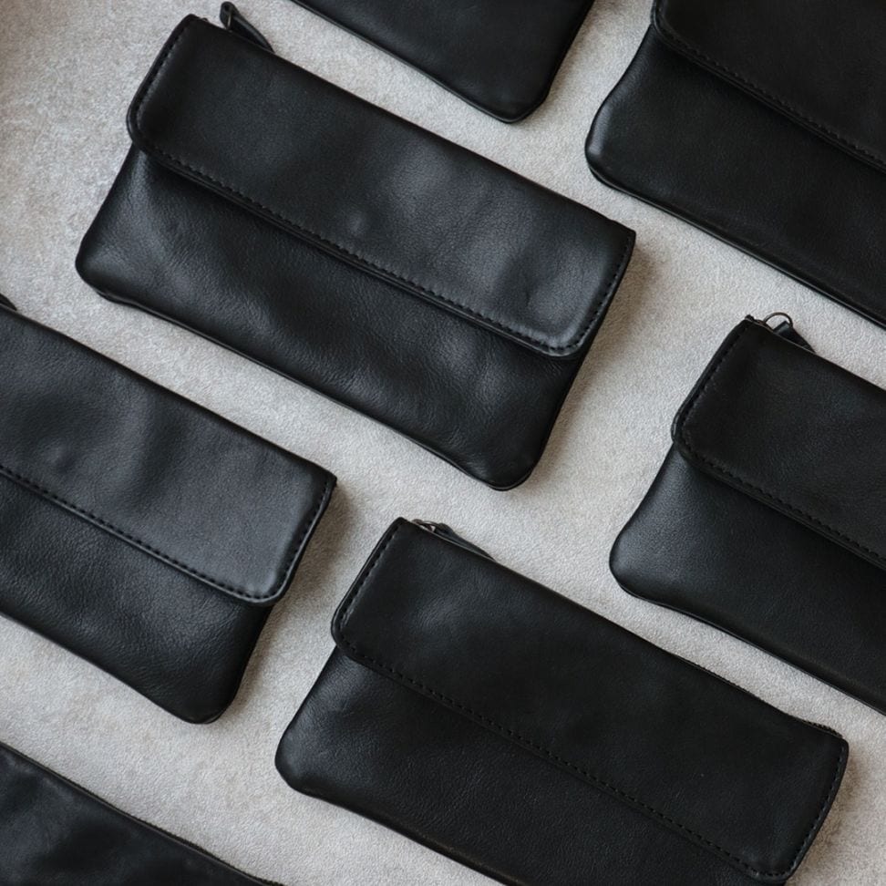 小さな長財布 / シンプルな2ポケット薄型長財布